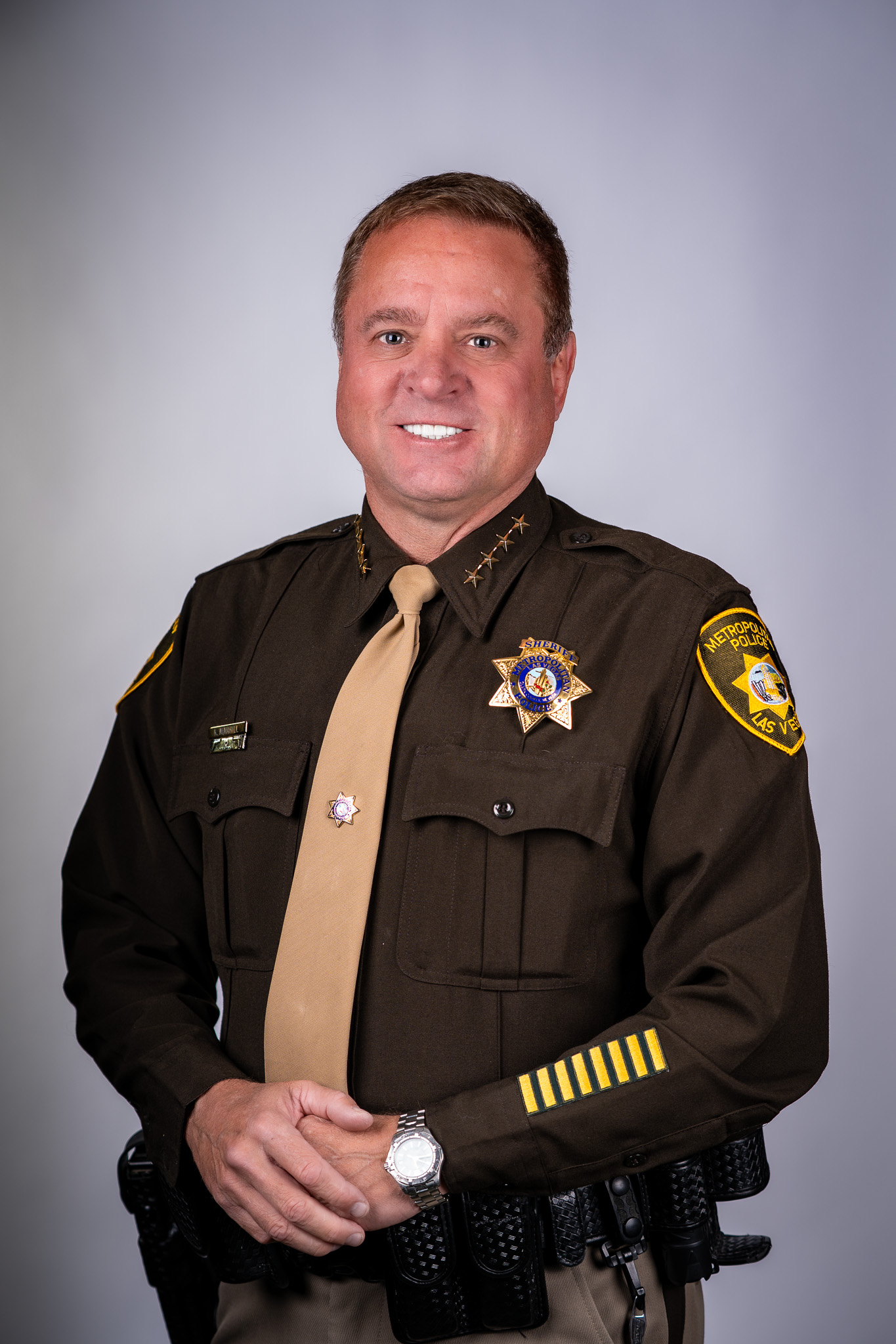 Official Las Vegas Metropolitan Police Department portrait of Sheriff Kevin McMahill